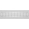 Ekena Millwork Fiberthane Oxford Balustrade Railing Kit, Style N (7 5/8" On-Center Spacing to Pass 4" Sphere Code) BALK38X144OXN - alternate 3